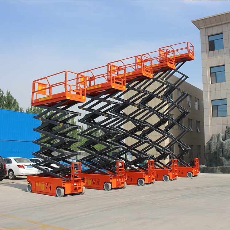 43 Sets Self-Propelled Scissor Lift Are Ready For Shipment